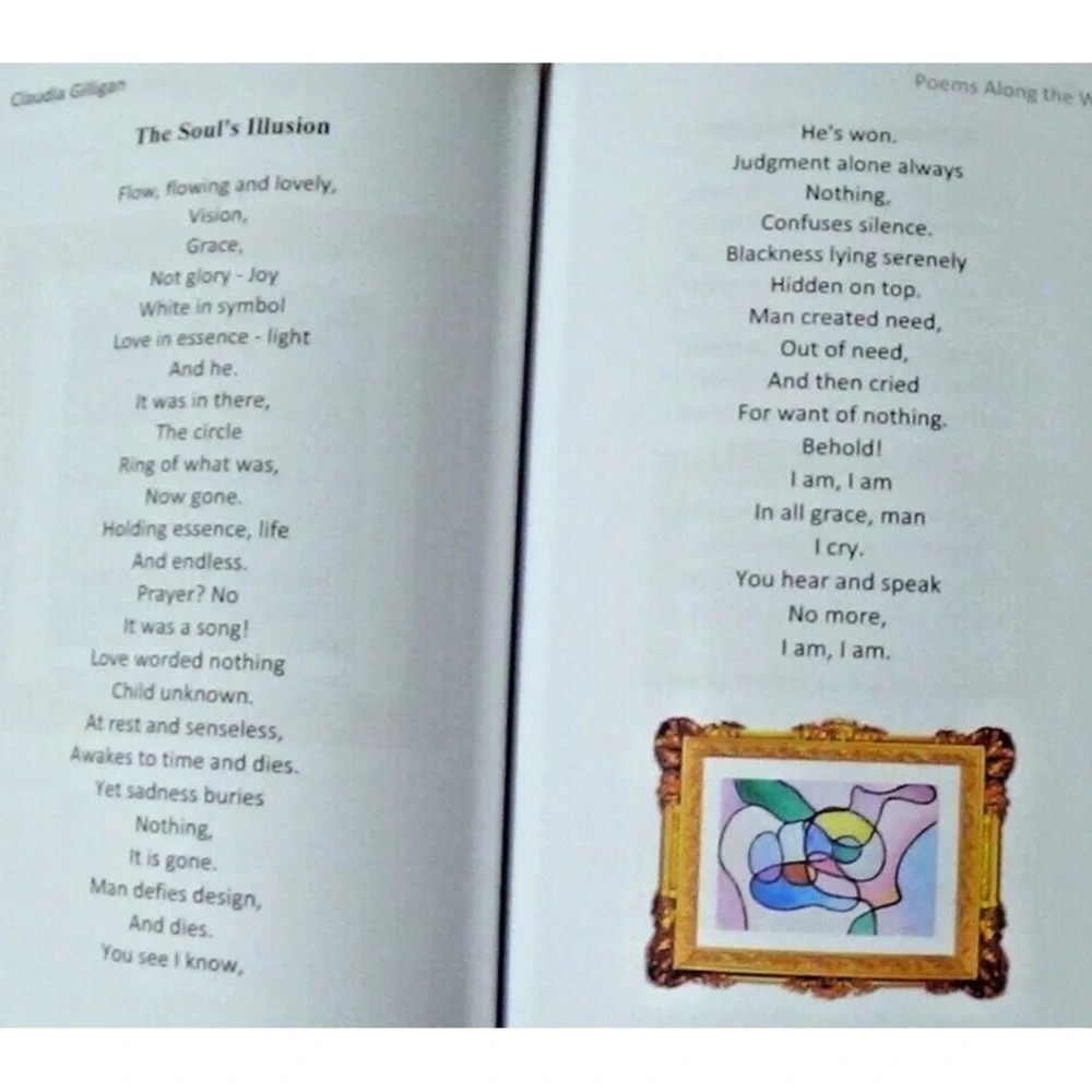 Poems Along the Way: Claudia's   Paperback - Poetry - Signed